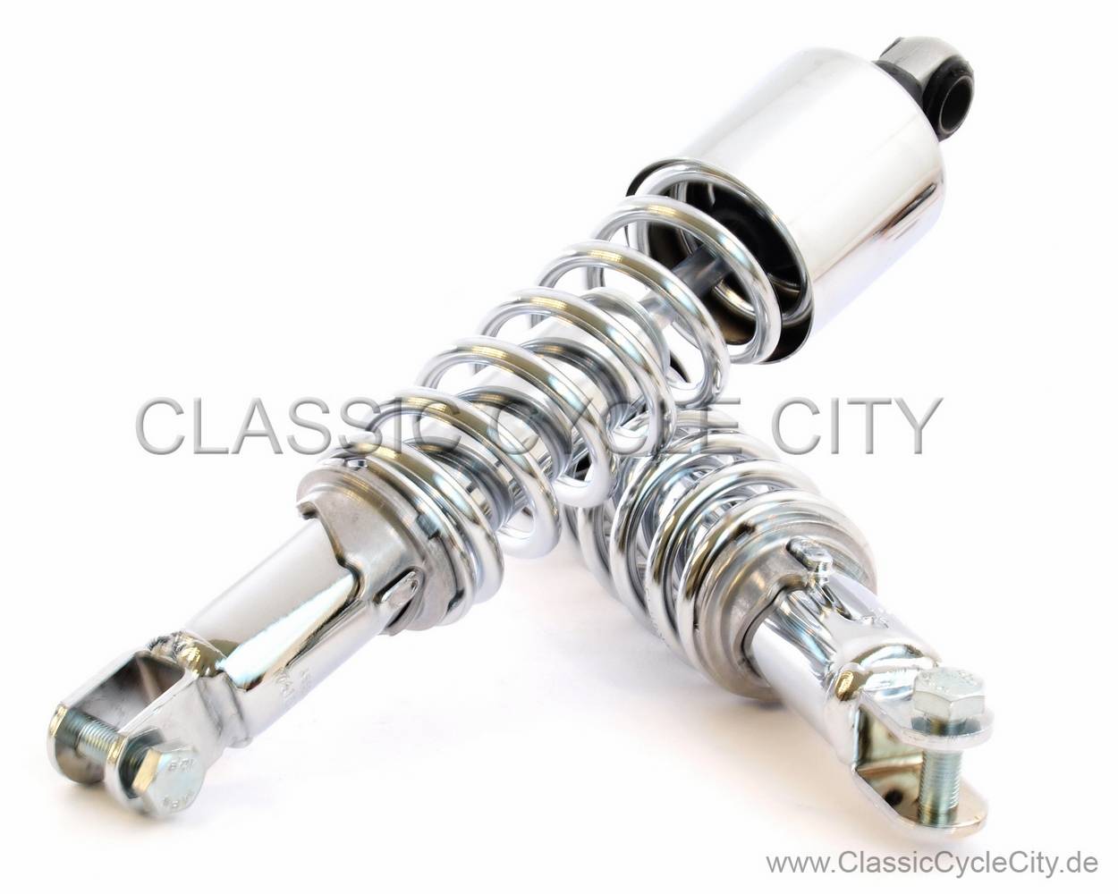 IKON (KONI) Rear Shocks With Chrome Spring and Chrome Cover  Honda CB750 SOHC K0-K6, K7, F, F2 (1969-1978)