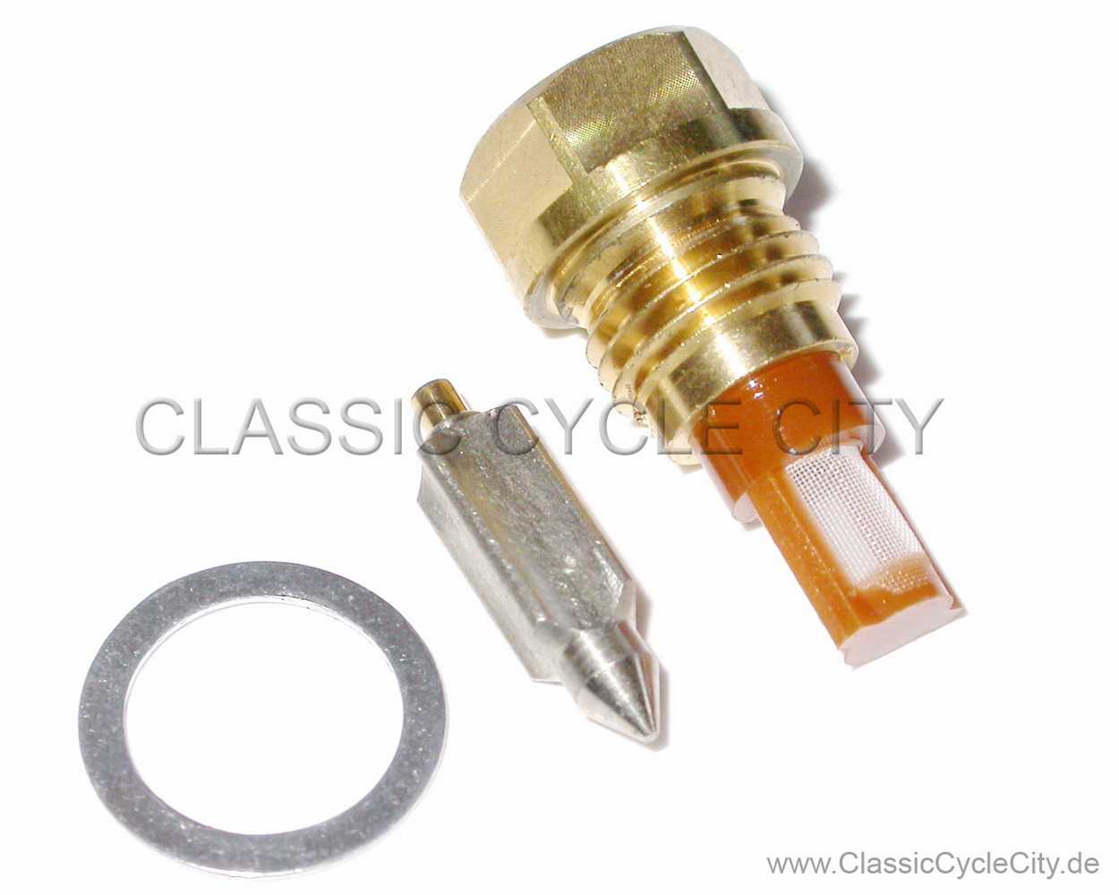 Float Valve With Valve Seat Keihin Carburetor # KHV-15020