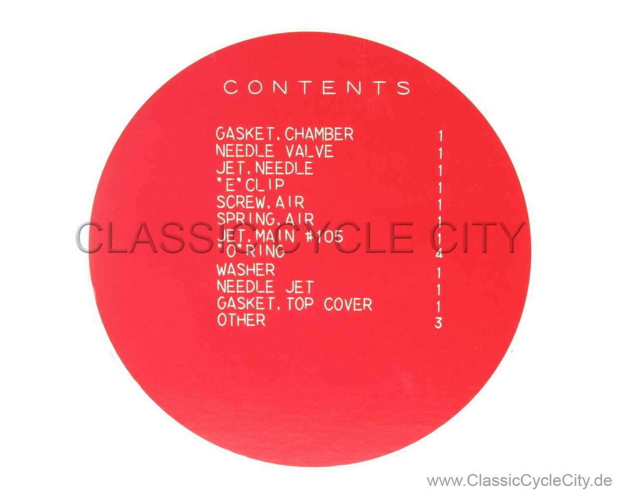 Keyster Vergaser Reparatur Kit Honda CB 750 Four F2 # KH-0982NFR-KIT