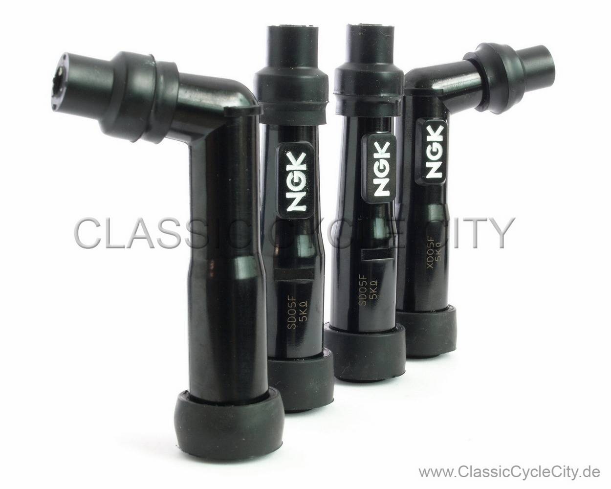 Zündkerzenstecker Set NGK 102° / 0° / 12mm