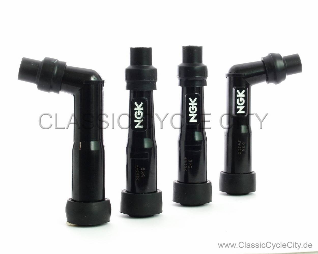 Zündkerzenstecker Set NGK 102° / 0° / 12mm