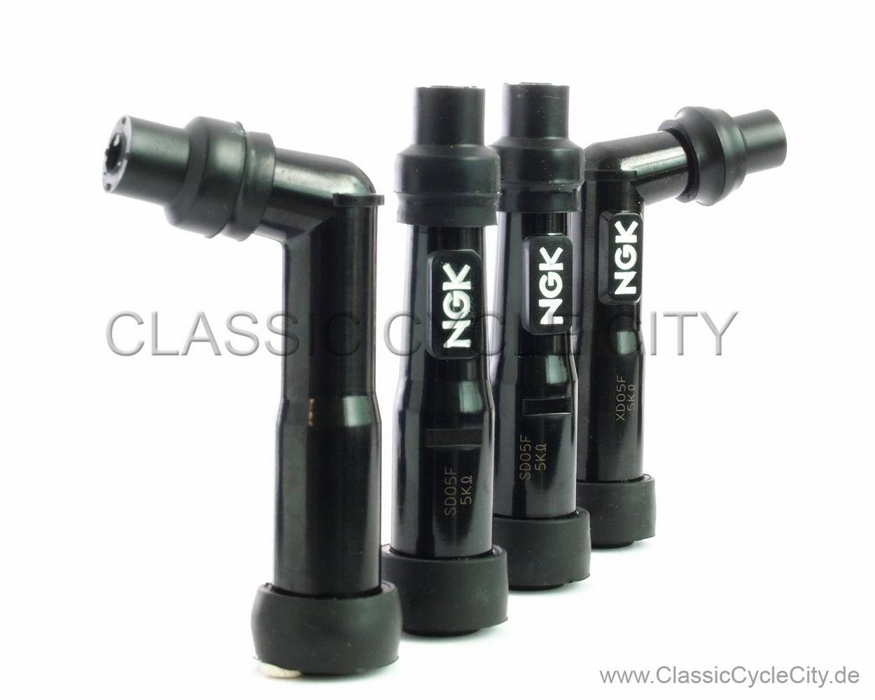 Zündkerzenstecker Set NGK 102° / 0° / 12mm