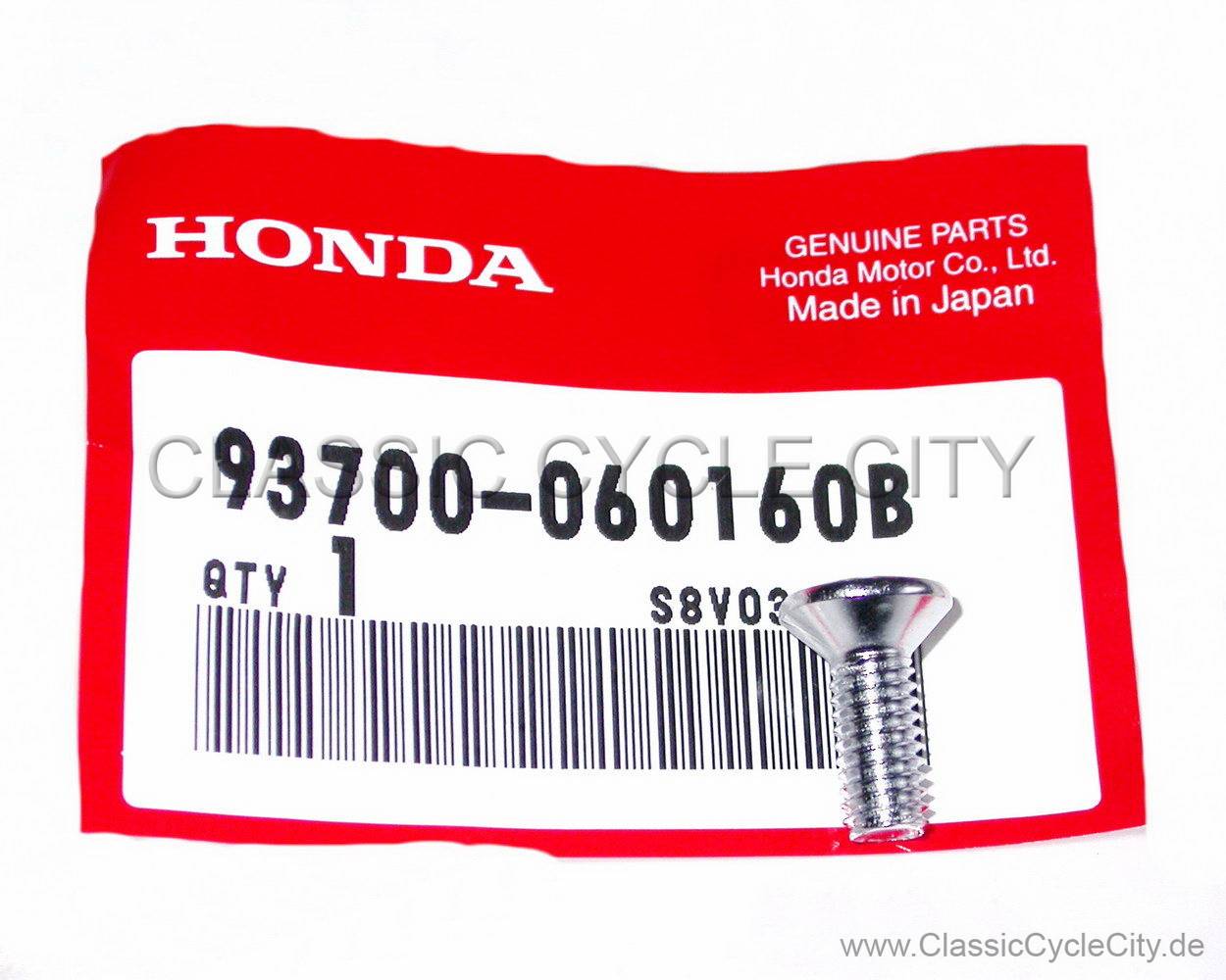 SCREW CROSS 6X16 # 93700-060-160B (replaces 93700-060-1602)