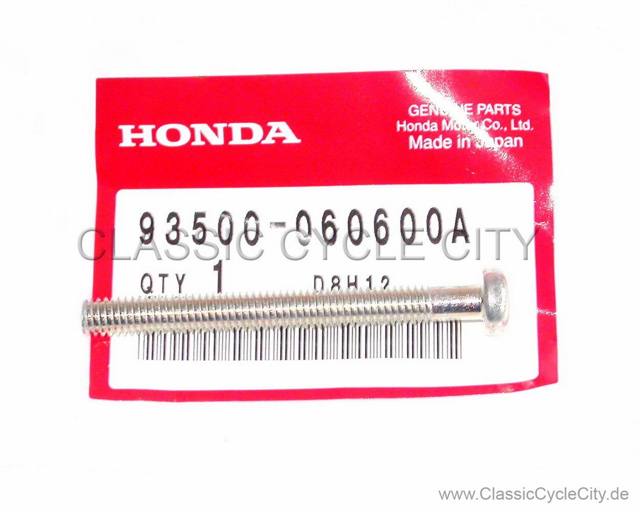 Schraube 6x60 (SCREW PAN 6X60) # 93500-060600A (ersetzt 93500-06063)
