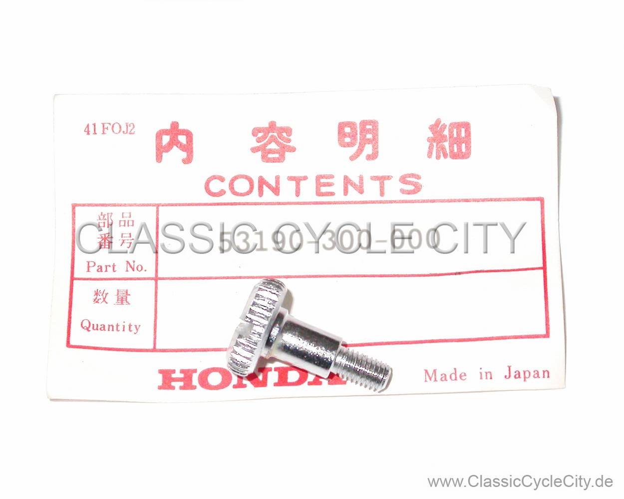 Einstellschraube Gasgriff (BOLT ADJUSTER) # 53190-300-000