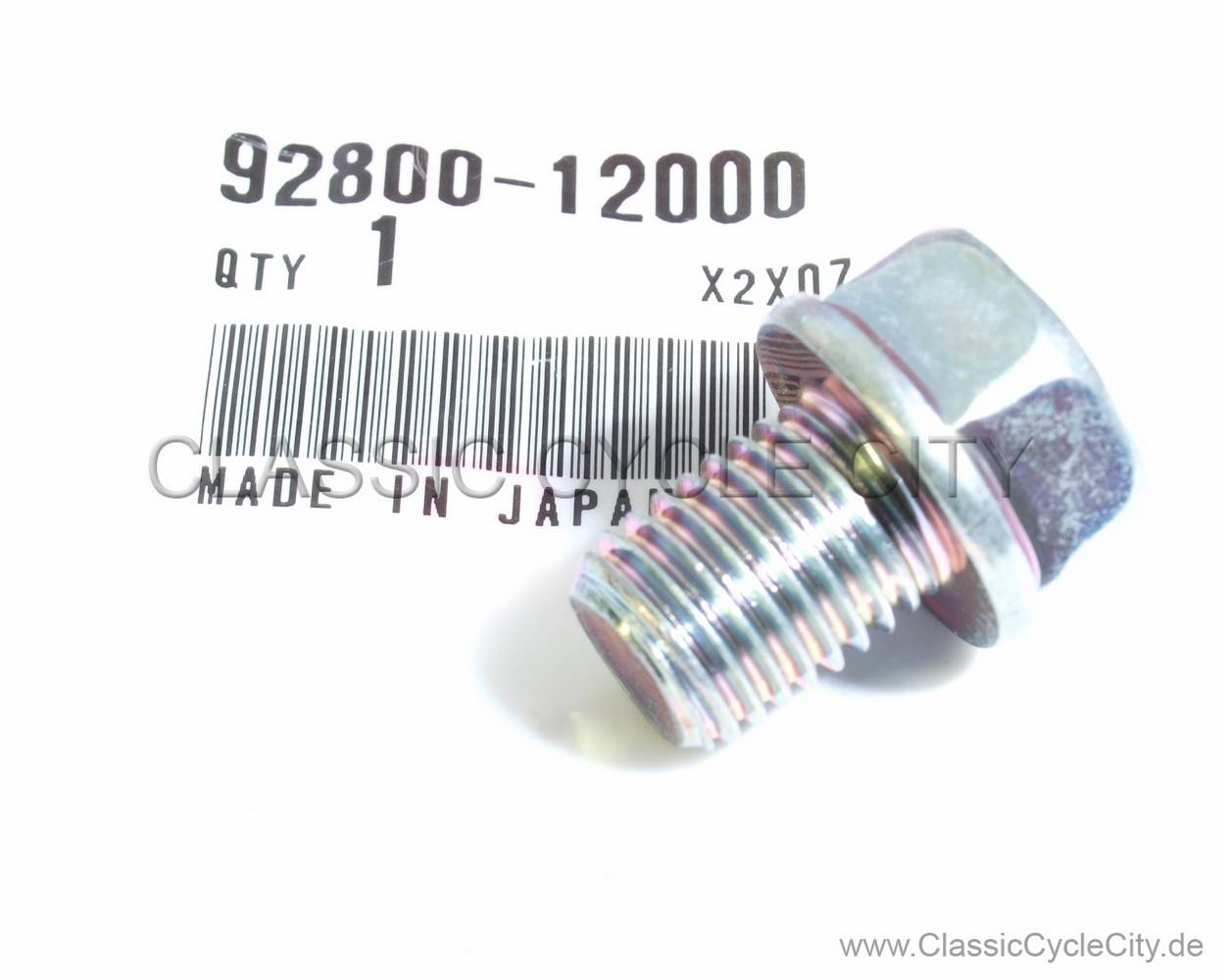 Schraube 12mm (BOLT DRAIN 12MM) # 92800-12000