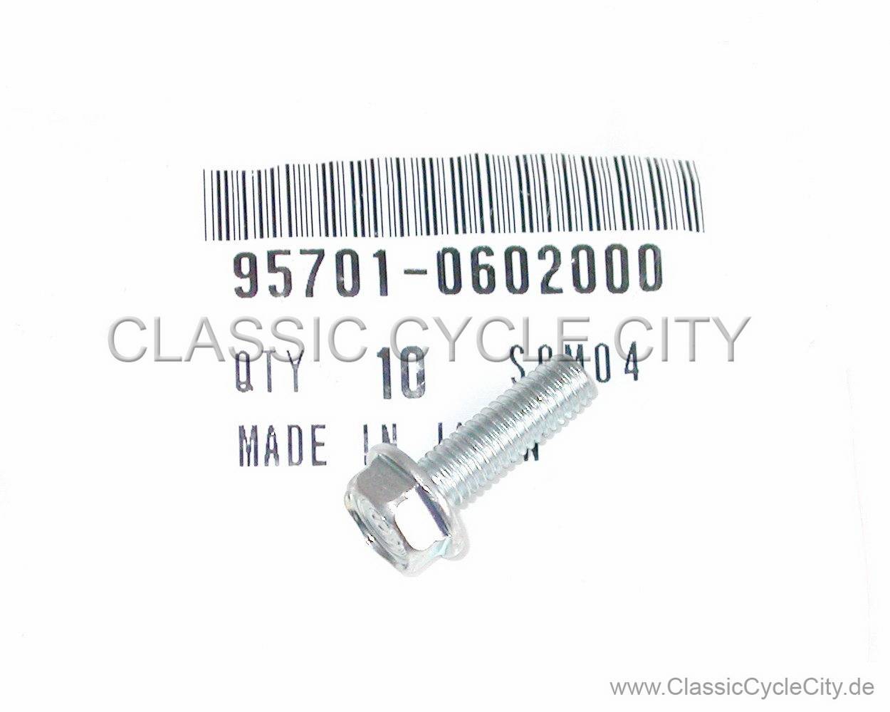BOLT FLANGE 6X20 MM # 95701-060-2000 (replaces 95700-060-20)