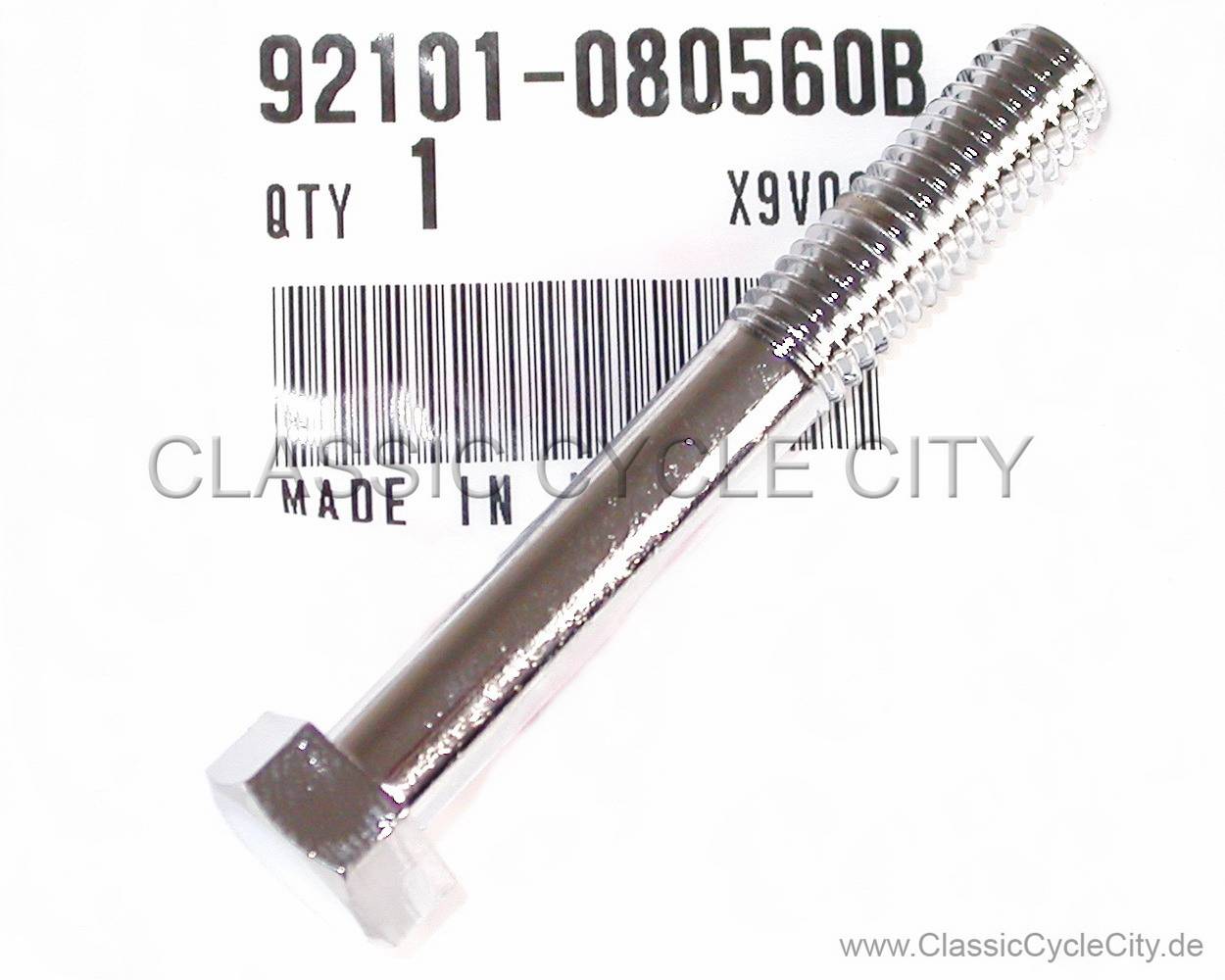 Schraube 8x56 mm (BOLT HEX 8X56) # 92101-080560B (ersetzt 92000-080-560B)