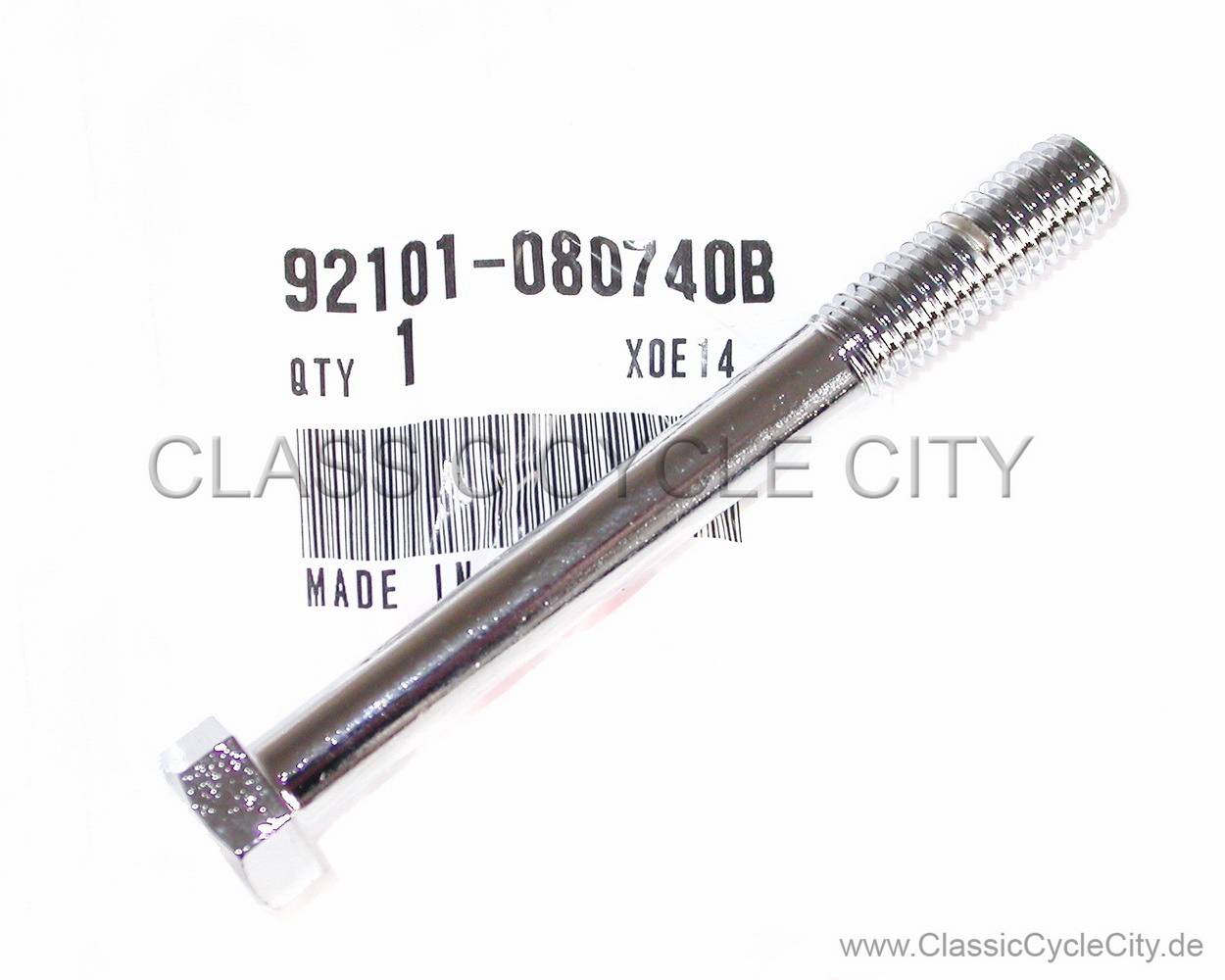 Schraube 8x74 mm (BOLT HEX 8X74) # 92101-080740B (ersetzt 92000-080-740B)