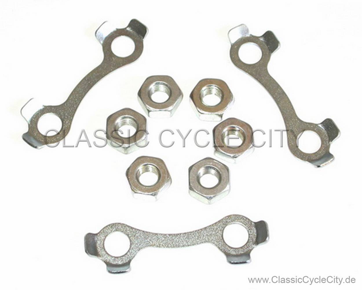 BRAKE DISC WASHER TONGUE NUT KIT # 00000-055-KIT