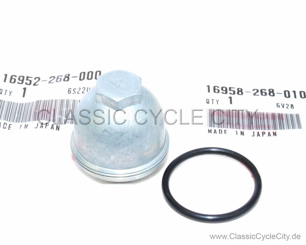 Dichtung / Glocke Set Benzinhahn (GASKET CAP KIT FUEL) # 00000-484-KIT