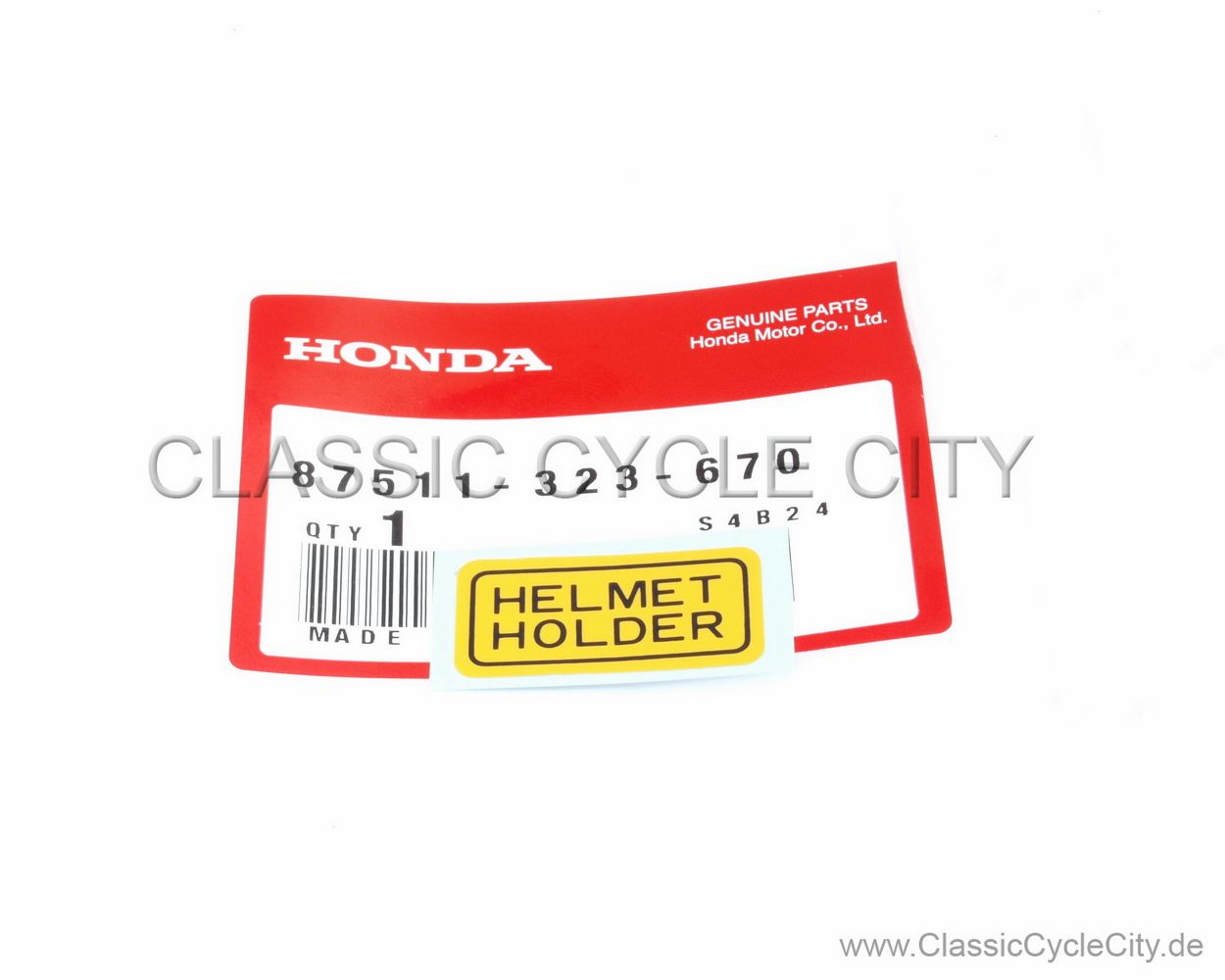 Aufkleber "Helmet Holder" (MARK HELMET HOLDER) # 87511-323-670