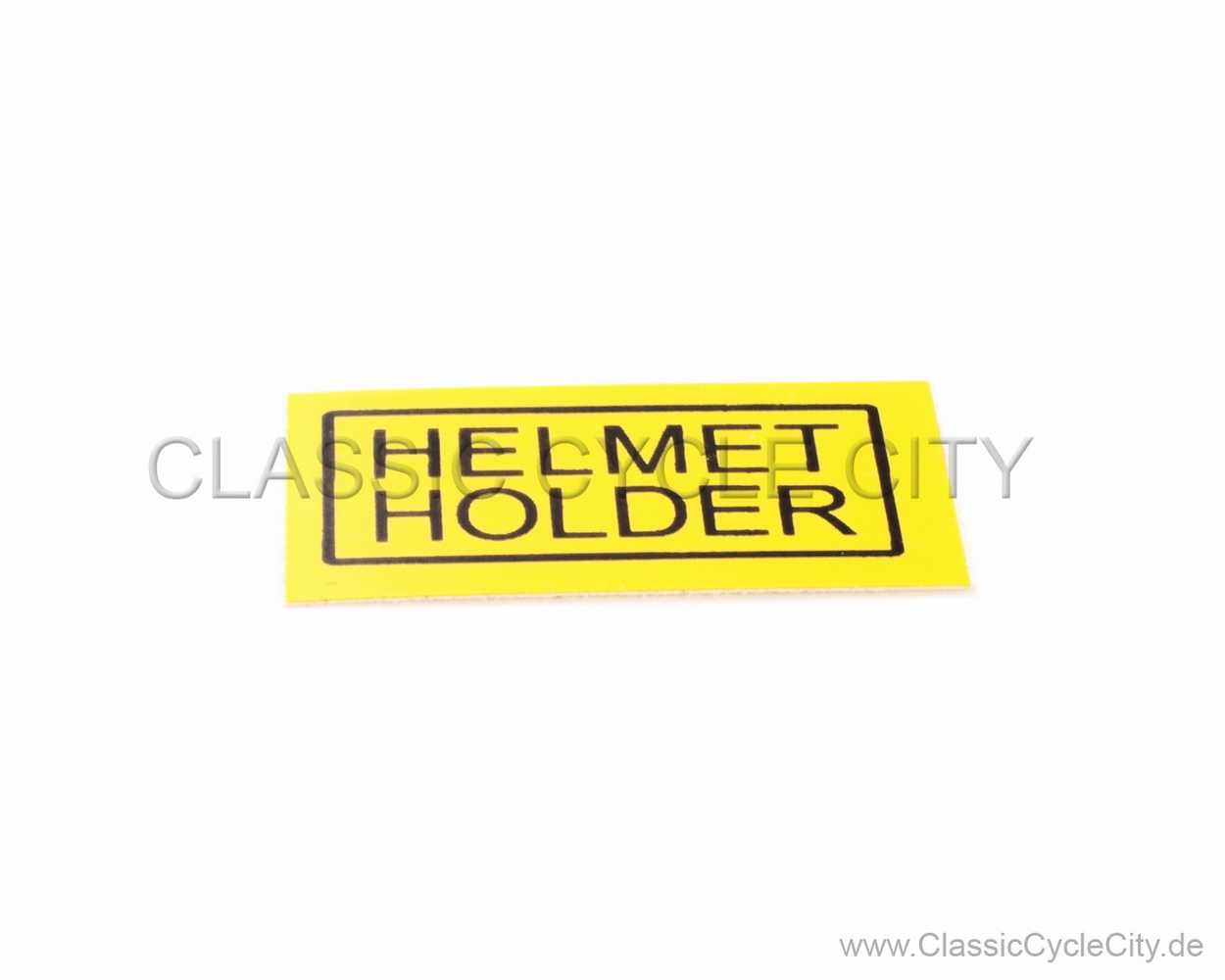 Honda "HELMET HOLDER" Aufkleber