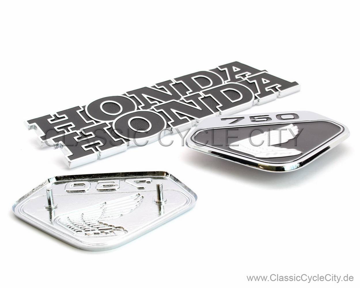 EMBLEM KIT BLACK L/R TANK SIDE COVER # 00000-451-KIT