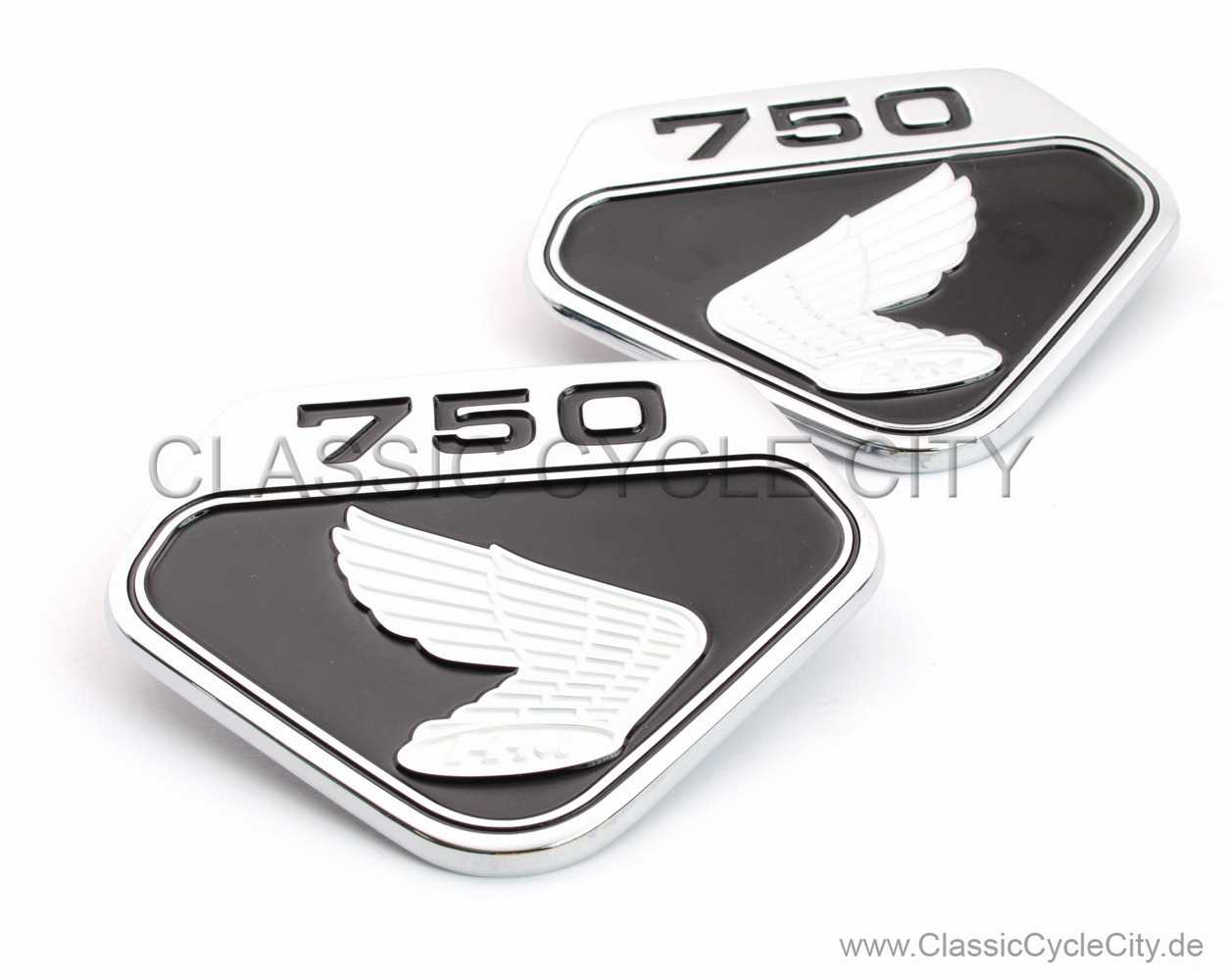 Emblem Set Seitendeckel L/R Repro (SIDE COVER EMBLEM) # R-00000-454-KIT