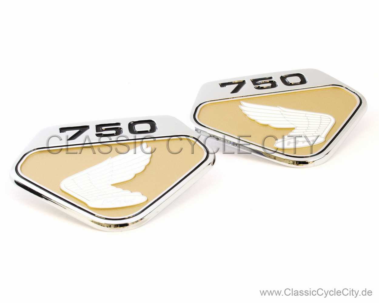 Emblem Set Seitendeckel L/R Repro (SIDE COVER L EMBLEM) # R-00000-461-KIT