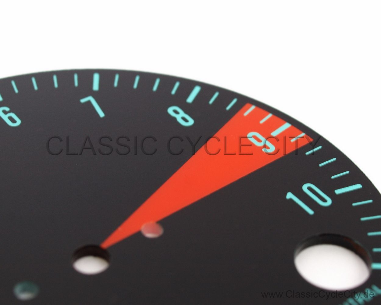 Zifferblätter / Tachoscheiben Set Tachometer / Drehzalmesser KM/H