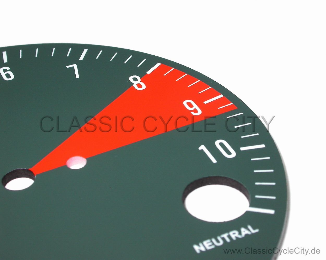 Gauge Face Plate Kit Speedometer / Tachometer KM/H # GAU-100-017