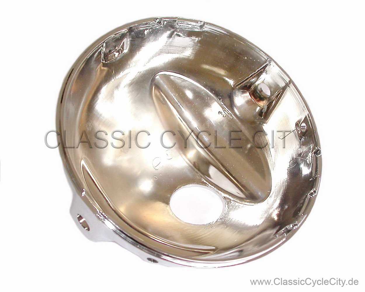 Lampentopf Chrom Repro (CASE CHROME HEADLIGHT REPRO) # R-61301-300-020C