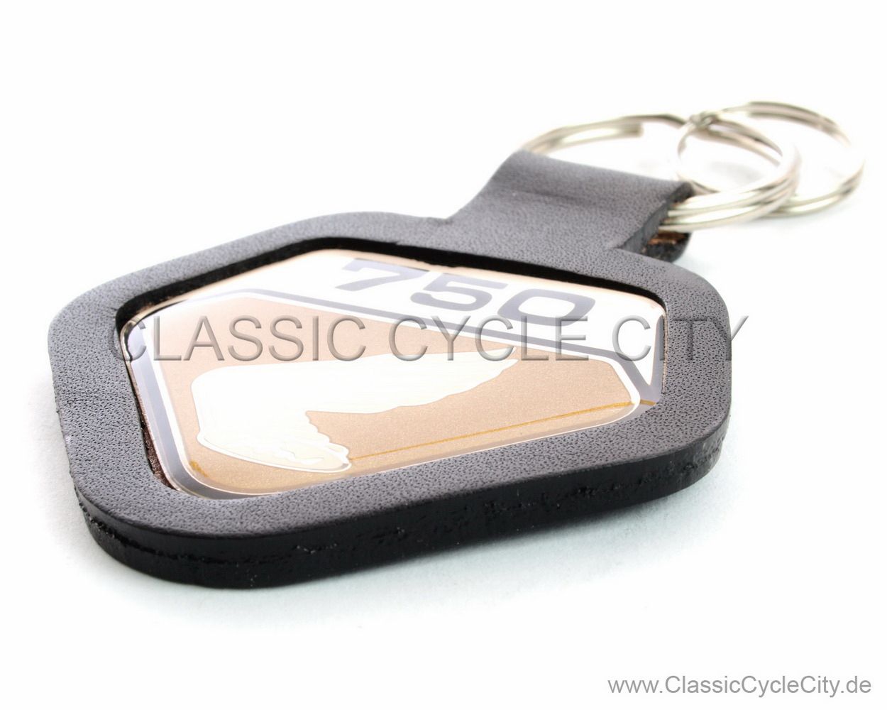 KEY FOB CHAIN Honda CB750 SOHC K0 / Leather "Gold"