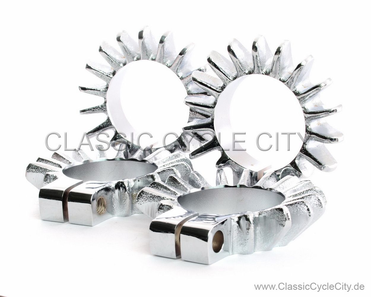 Auspuff-Briden Set Links/Rechts Repro (JOINT KIT EXHAUST) # CCC-034-KIT