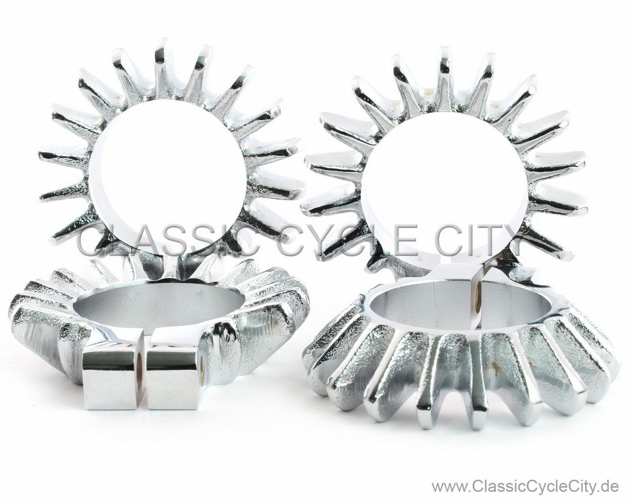 Auspuff-Briden Set Links/Rechts Repro (JOINT KIT EXHAUST) # CCC-034-KIT