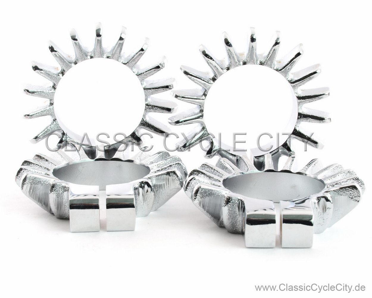 Auspuff-Briden Set Links/Rechts Repro (JOINT KIT EXHAUST) # CCC-034-KIT