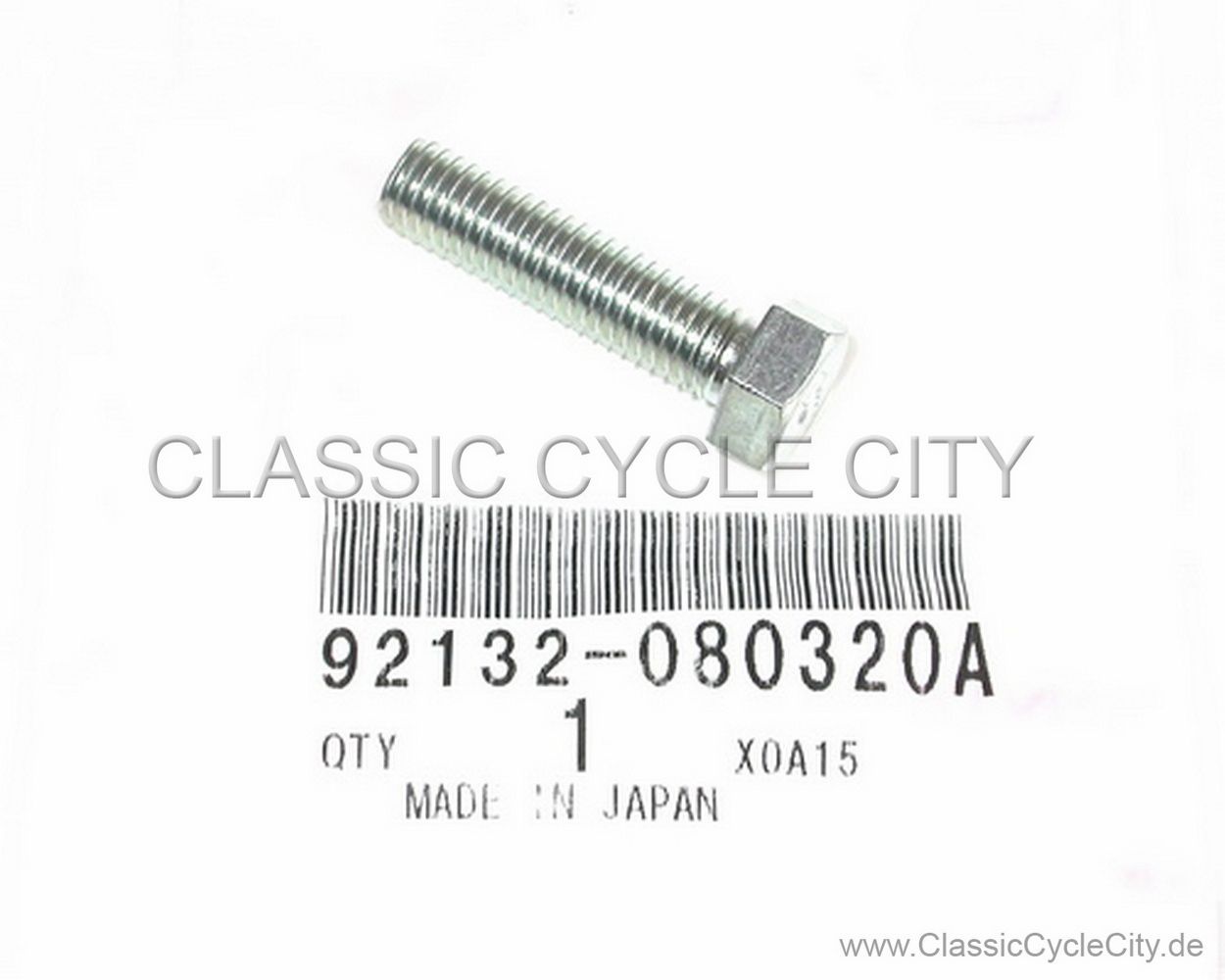 BOLT, HEX 8x32 # 92132-080-320A (replaces 92000-080-320A)