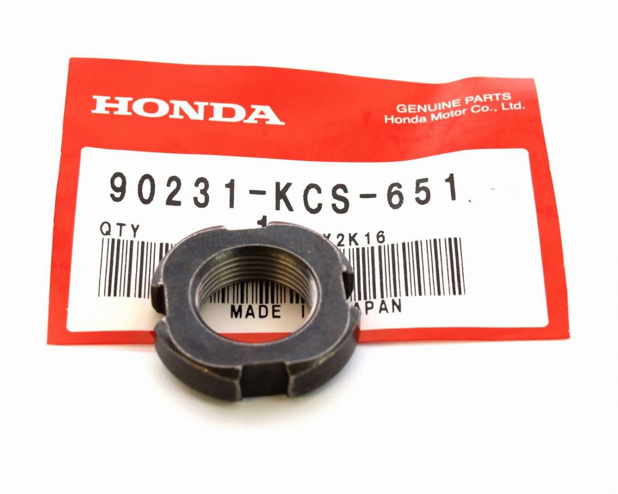 Mutter Kupplung 16 mm (NUT LOCK 16MM) # 90231-KCS-651 (ersetzt 90231-200-010)
