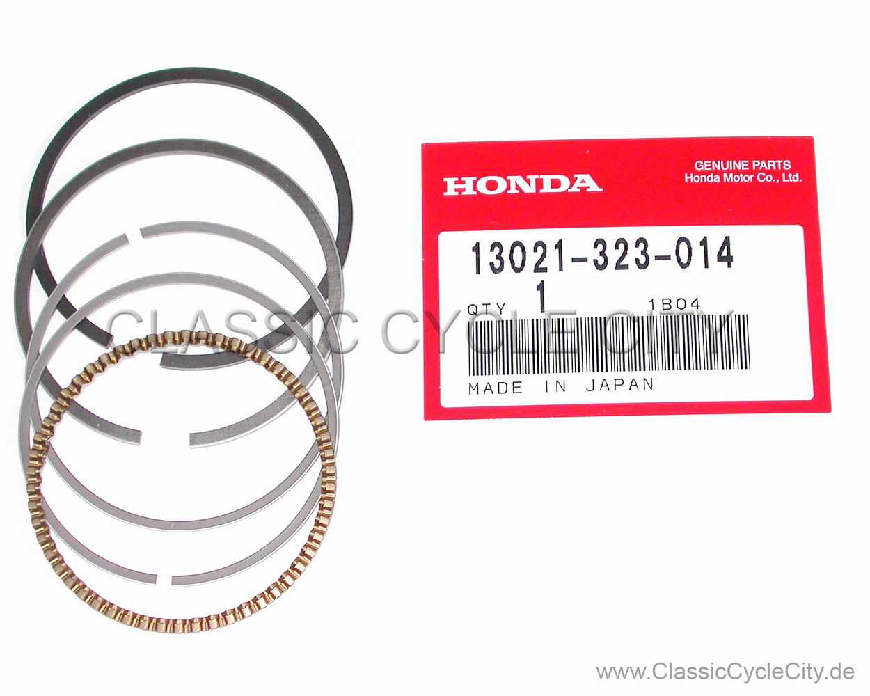 Kolbenring Set +0,25 mm / 1. Übermaß (RING SET PISTON +0.25) # 13021-300-024 (ersetzt 13021-300-013)