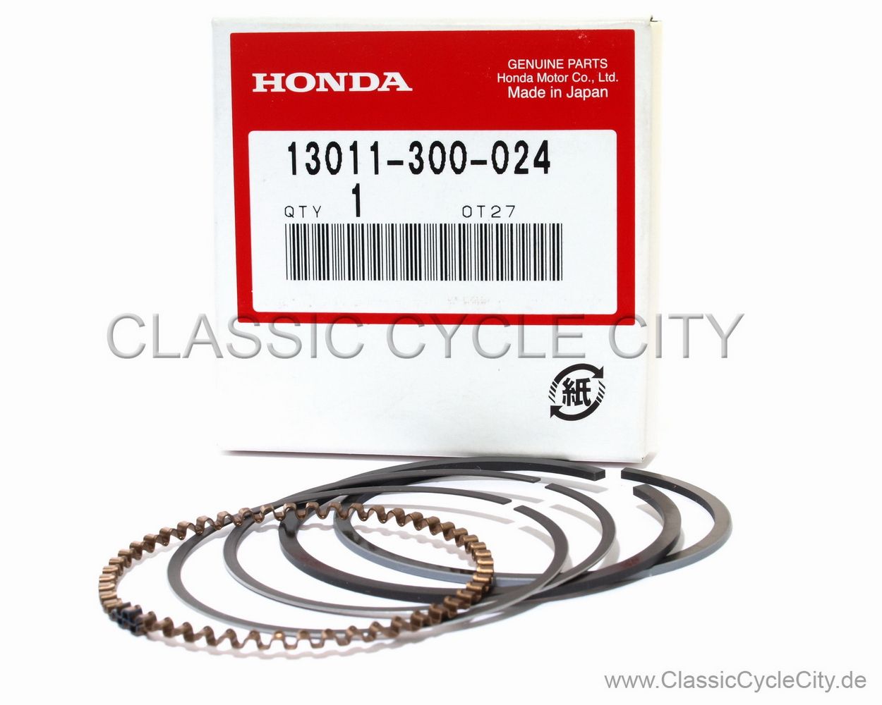 Kolbenring Set +0,00 mm Standard (RING SET PISTON 0.00) # 13011-300-024 (ersetzt 13011-300-013)
