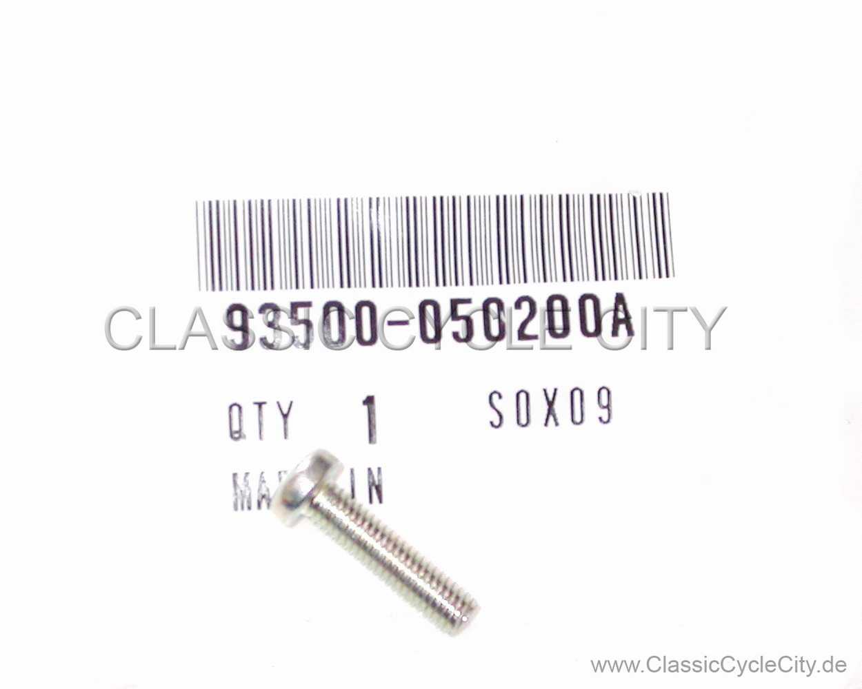 Schraube 5x20 (SCREW PAN 5X20) # 93500-050200A
