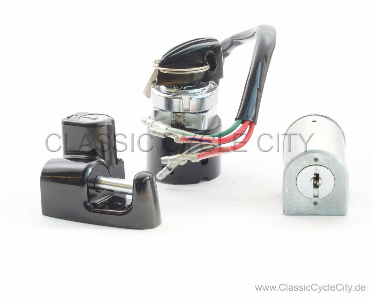 INGNITION SWITCH STEERING SEAT LOCK KEY SET #  35010-098-621