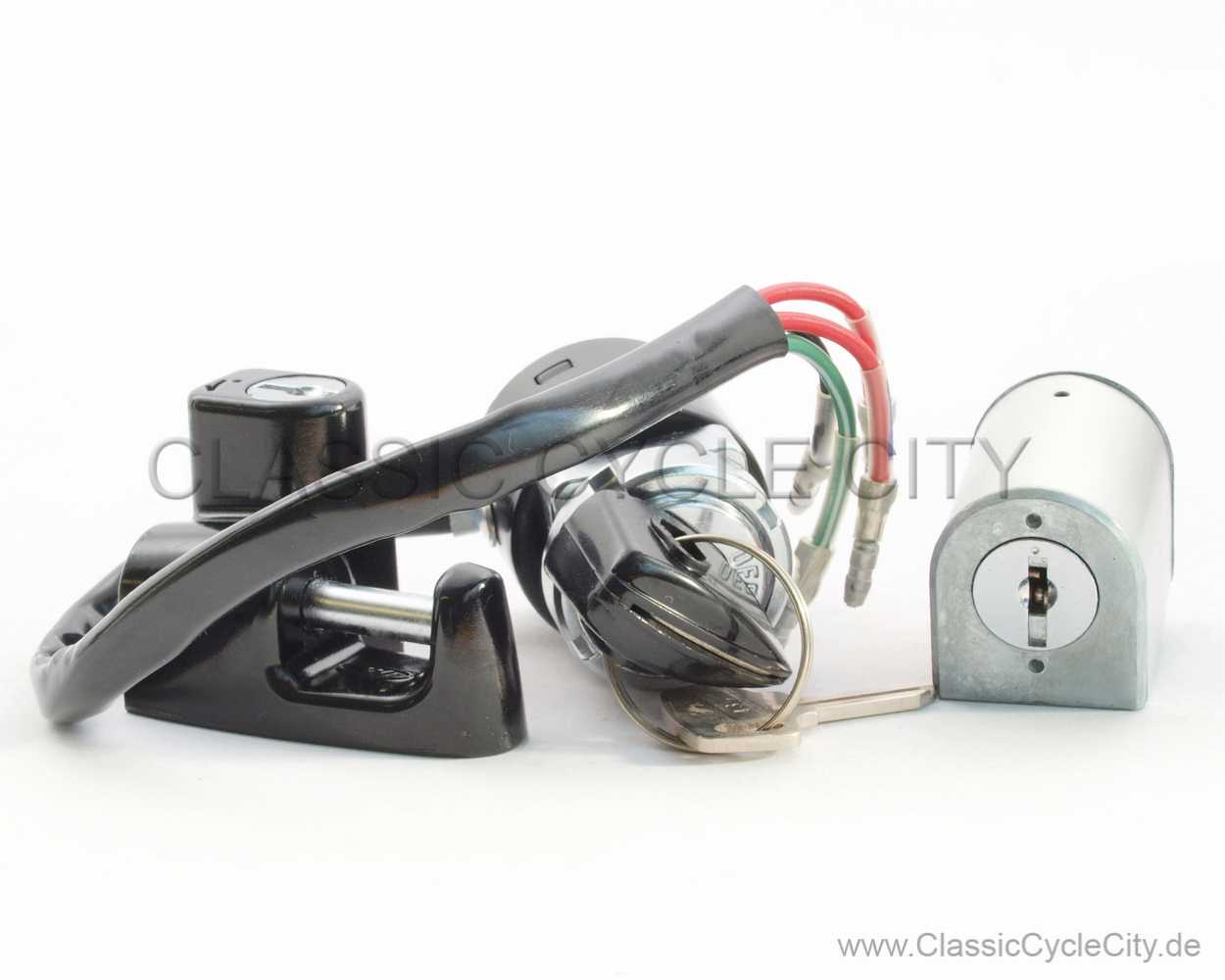 INGNITION SWITCH STEERING SEAT LOCK KEY SET #  35010-098-621