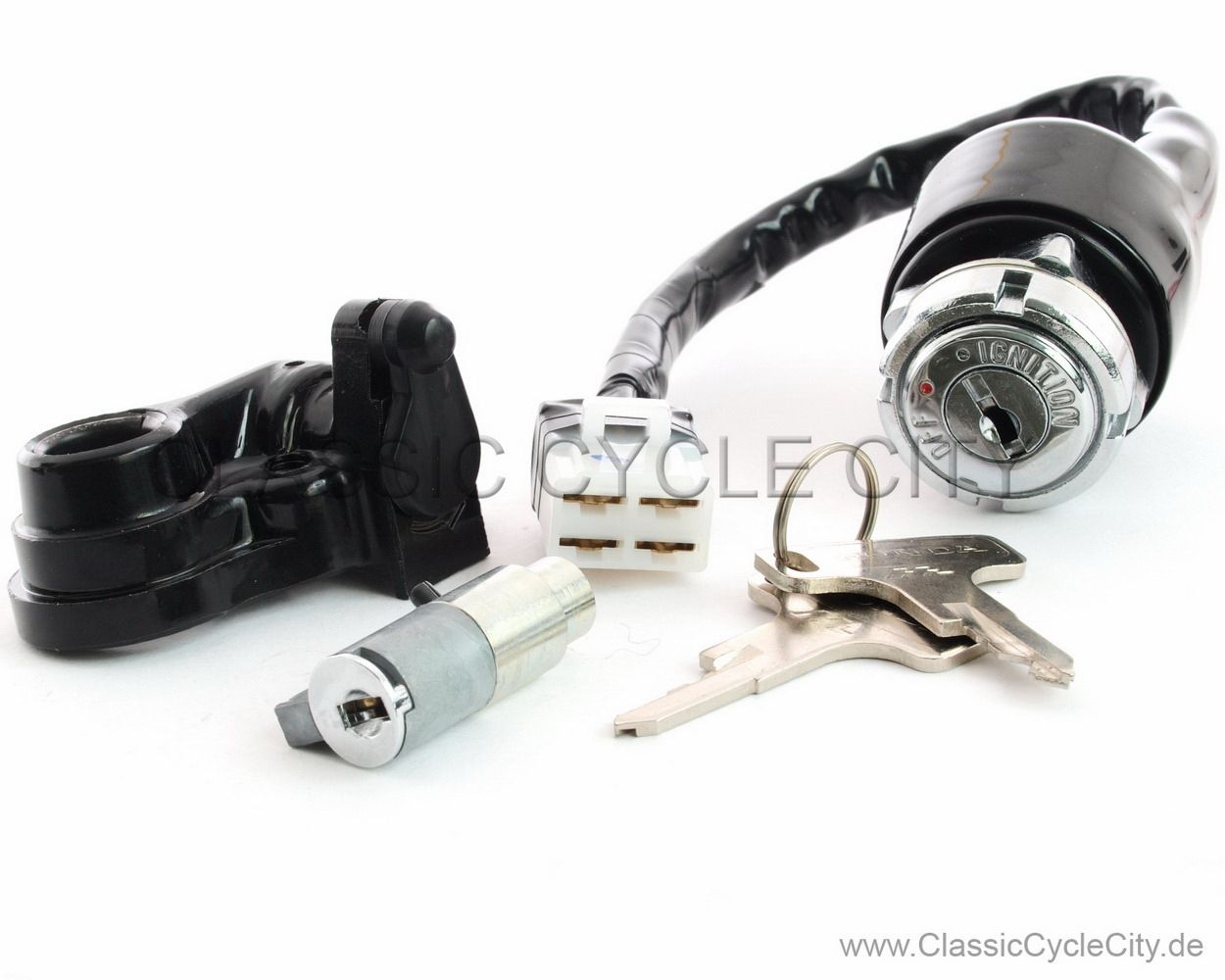 Zündschloss / Sitzbankschloss / Lenkschloss (US) Set (IGNITION LOCK KIT) # 35010-374-671