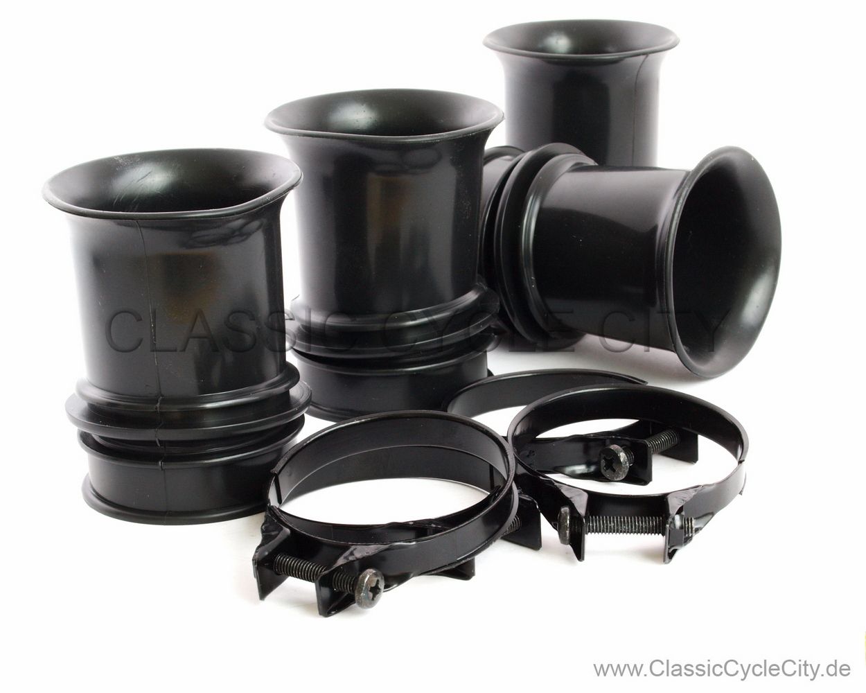 Luftfiltergummi Schrauben Klemmen Set  (AIR BOX RUBBER TUBE BAND KIT) # 00000-465-KIT