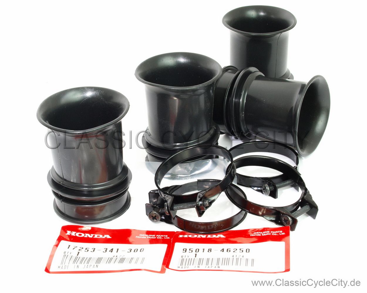 Luftfiltergummi Schrauben Klemmen Set  (AIR BOX RUBBER TUBE BAND KIT) # 00000-465-KIT