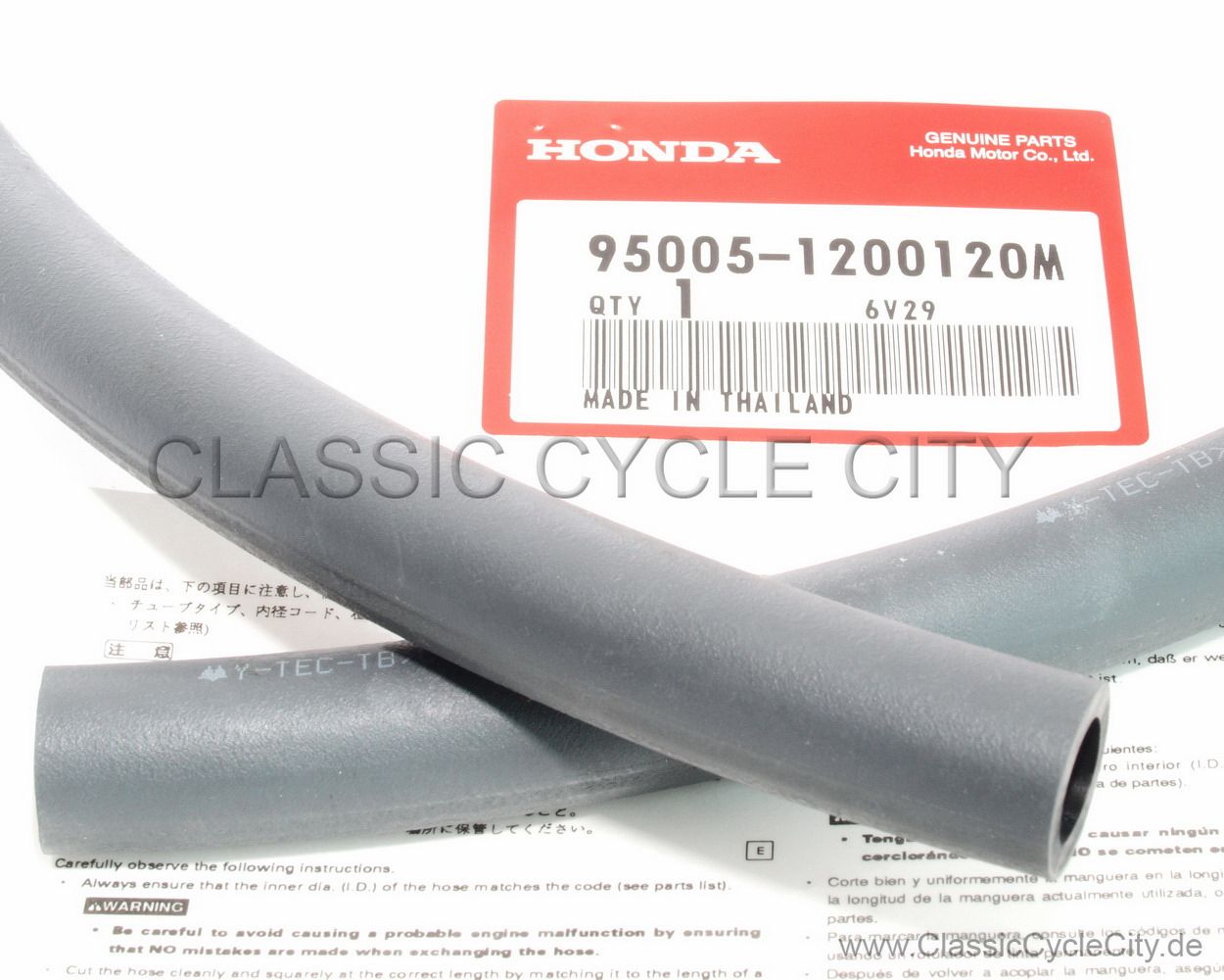 Entlüftungsschlauch TB 12x1 (BULK TUBE, TB 12X1) # 95005-1200120M