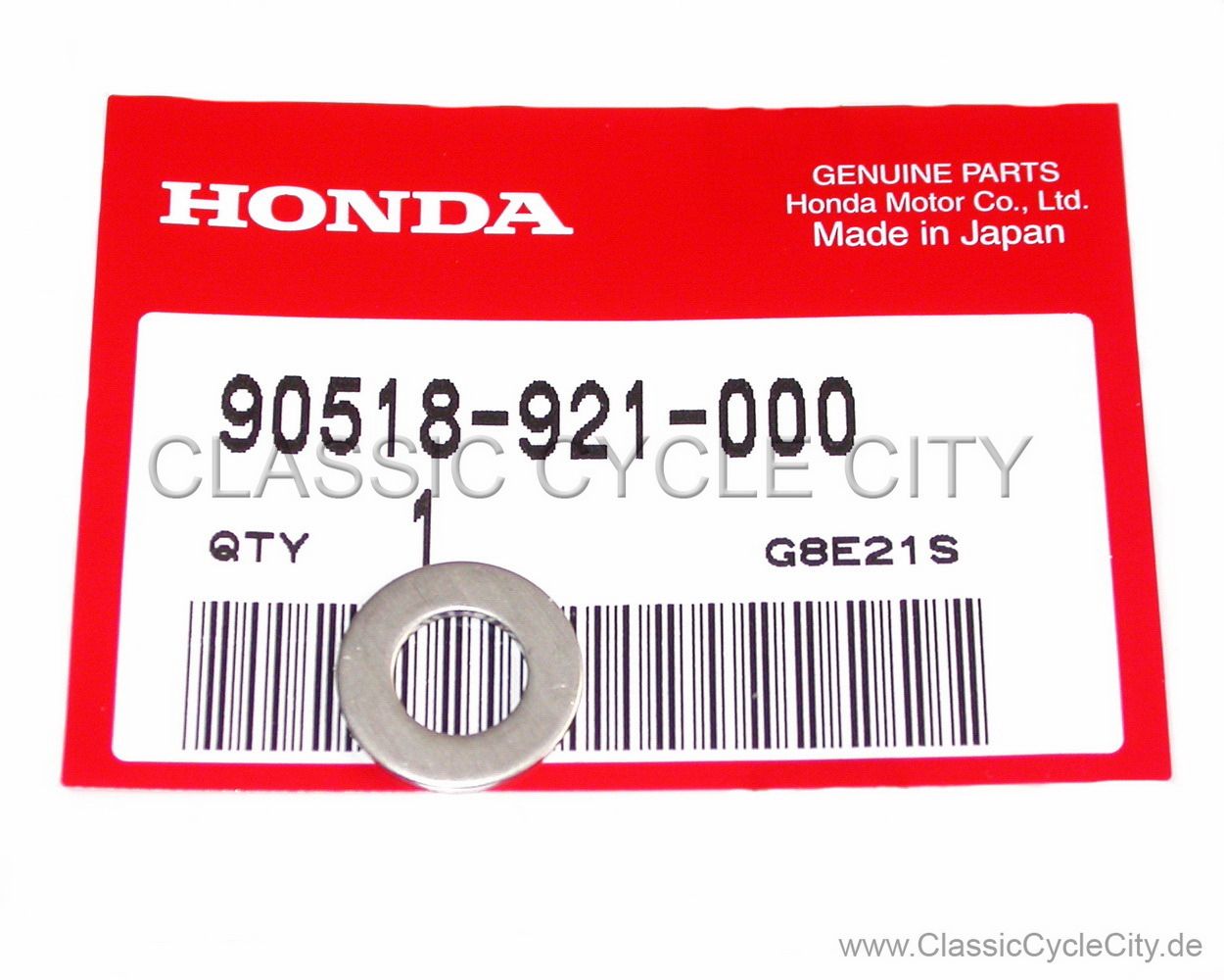 Unterlegscheibe 8 mm (WASHER PLAIN 8MM) # 90518-921-000 (ersetzt 90555-283-000)
