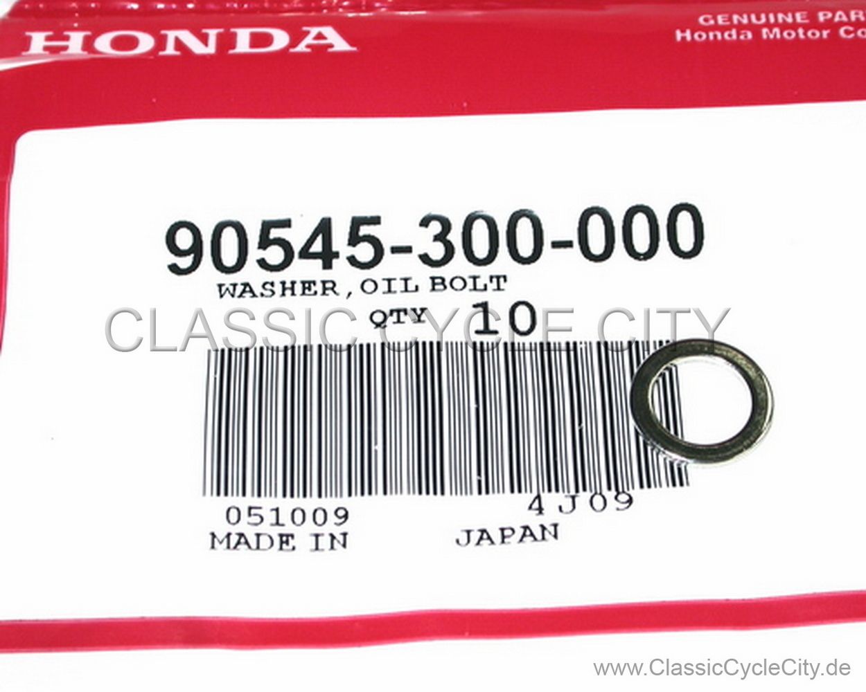 Unterlegscheibe (WASHER OIL BOLT) # 90545-300-000