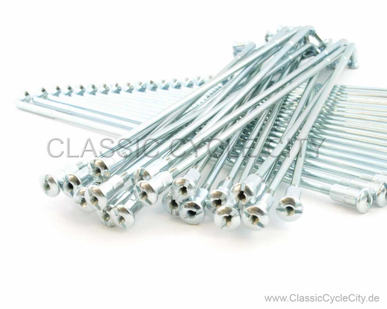 Speichensatz Hinterrad 2.15 x 18" / 40 Speichen + 40 Nippel (silber chromatiert)