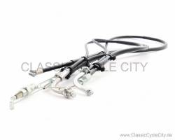 Gaszug / Kupplungszug Set / 'A+B' Kurz Für Flachlenker # CCC-032-KIT