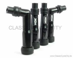 Zündkerzenstecker Set NGK XD05F / SD05F / 102° / 0° / 12mm