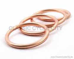 Kupferdichtring Set Krümmer Repro # R-18291-MN5-650-KIT