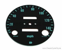 Zifferblatt Tachometer Meilen/H # GAU-100-003