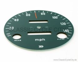 Zifferblatt Tachometer Meilen/H # GAU-100-020