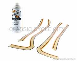 Lacksatz / Lack Excel Black + Tankdekor / Zierstreifen # RHL-KIT-011