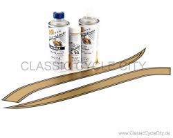 Lacksatz / Lack Candy Blue Green + Tankdekor / Zierstreifen # RHL-KIT-003