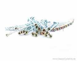 Speichensatz Hinterrad 1.85x18" / 40 Speichen + 40 Nippel (Gold Chromatiert) # CCC-046-KIT